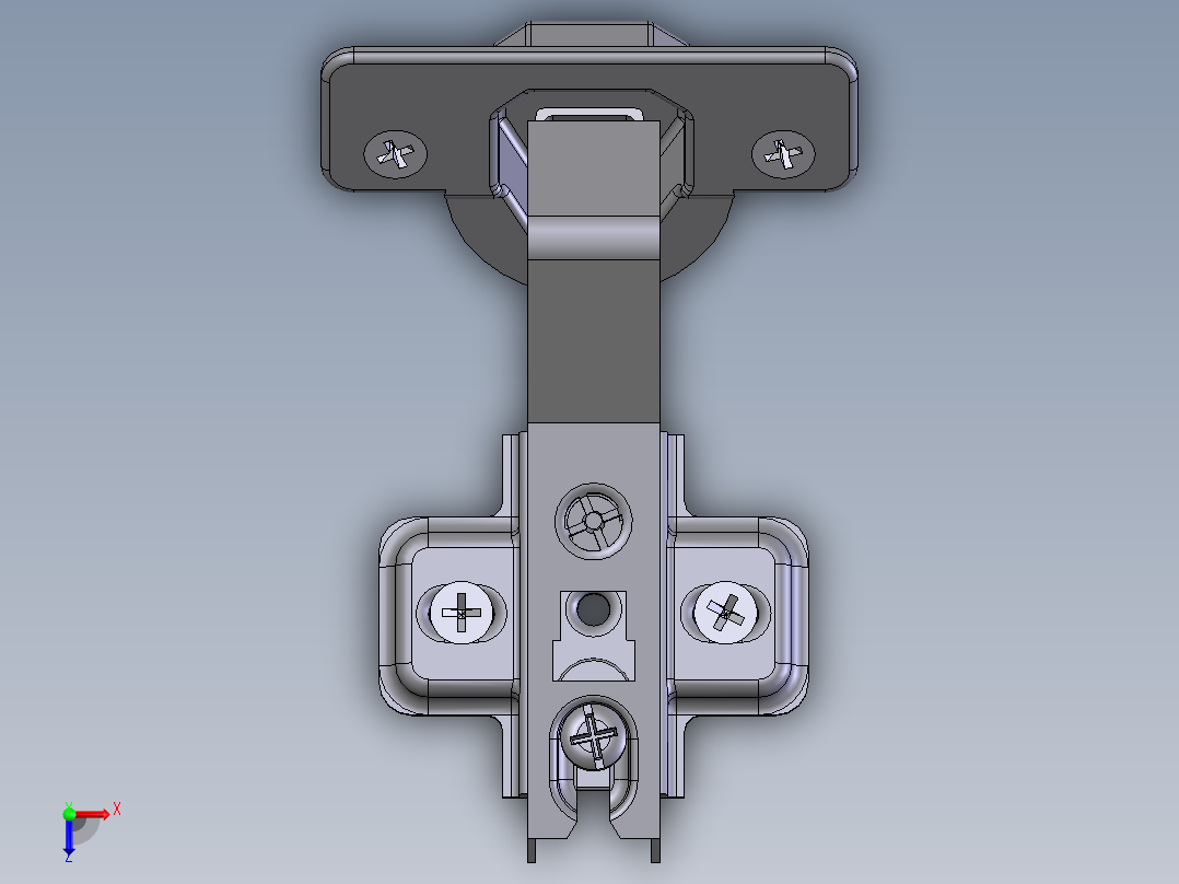 铰链、-铰链furni俯视图