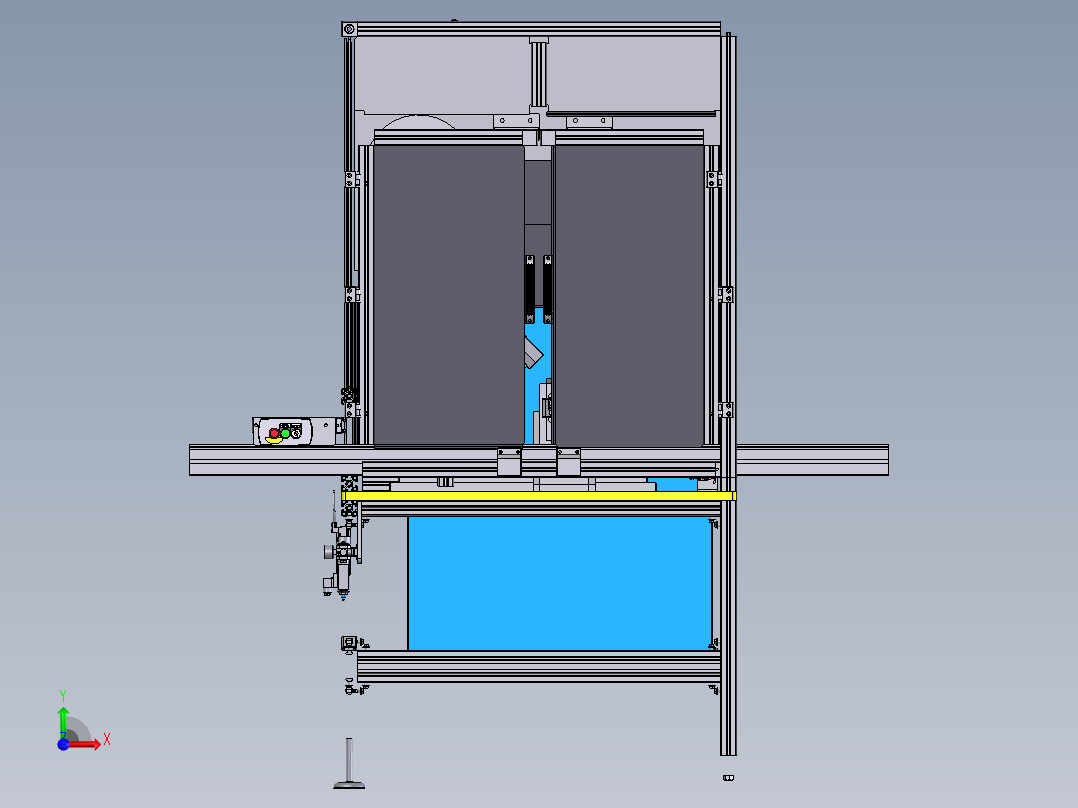 智能视觉检测设备前视图