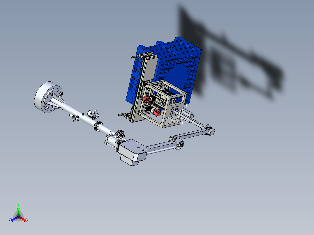 托盘搬运的助力机械手模型