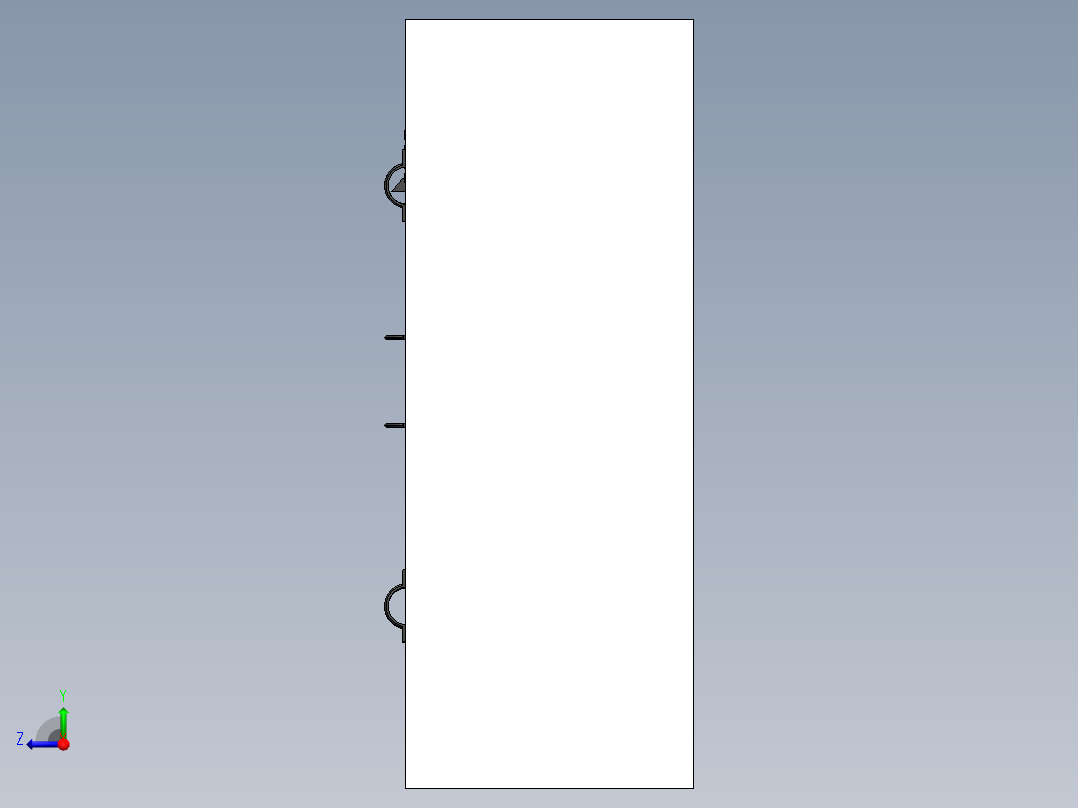 智能储物柜系统右视图