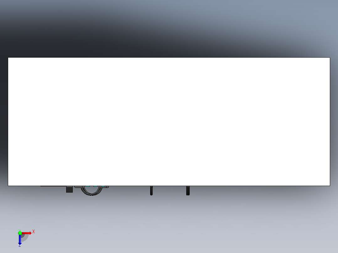 智能储物柜系统俯视图