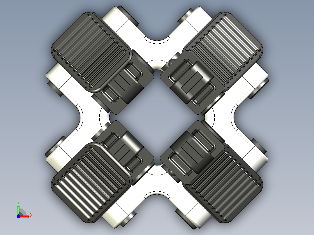 折叠椅设计前视图