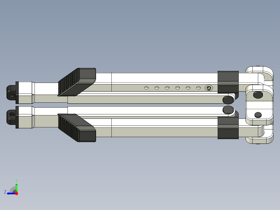 折叠椅设计右视图