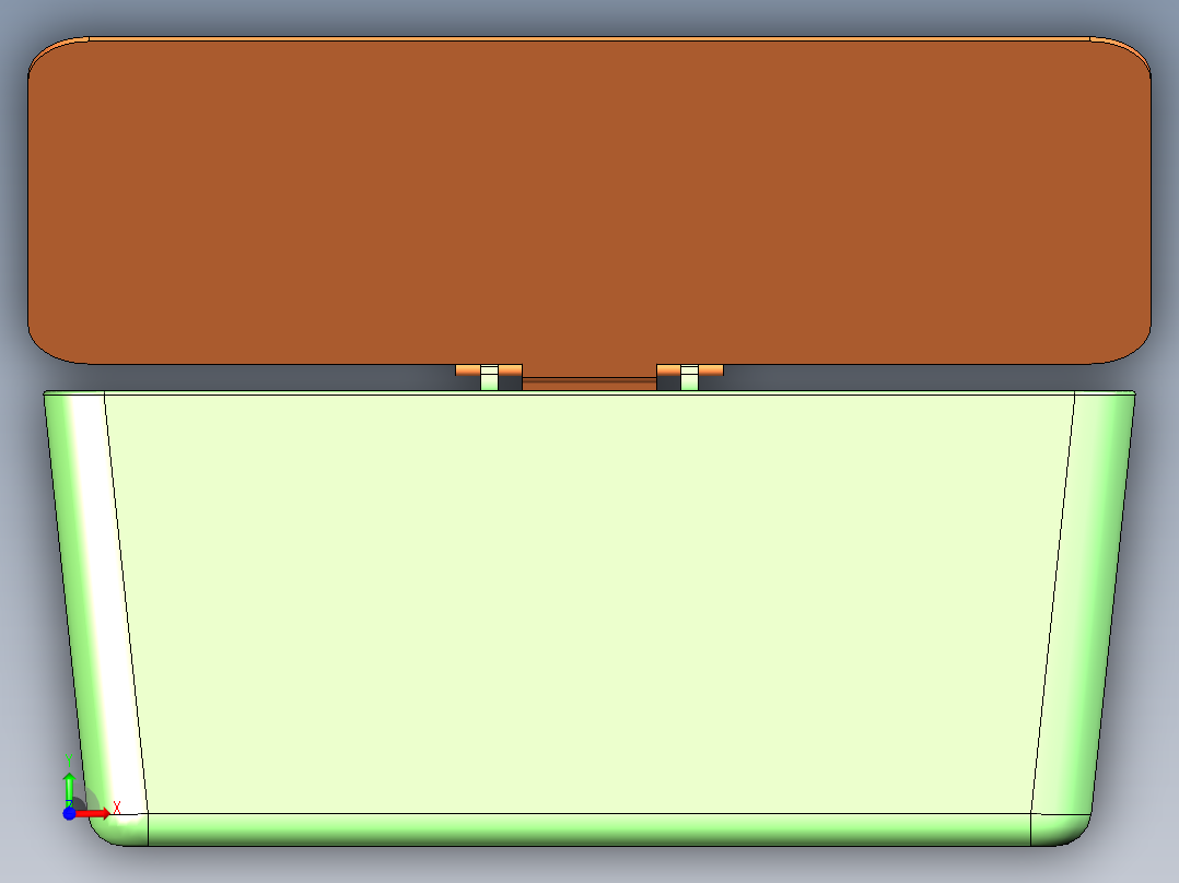 厨房调料盒前视图