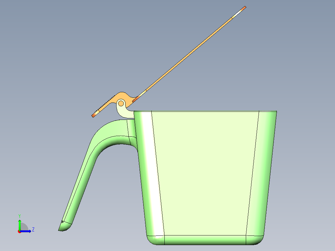 厨房调料盒左视图