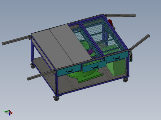 吸风除尘工作台  sw21