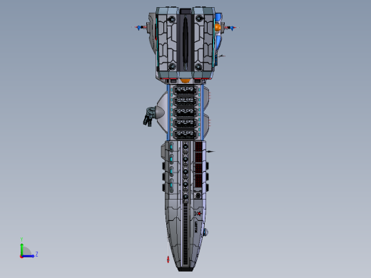 USMC Wostok_ST7宇宙飞船  STP左视缩略图