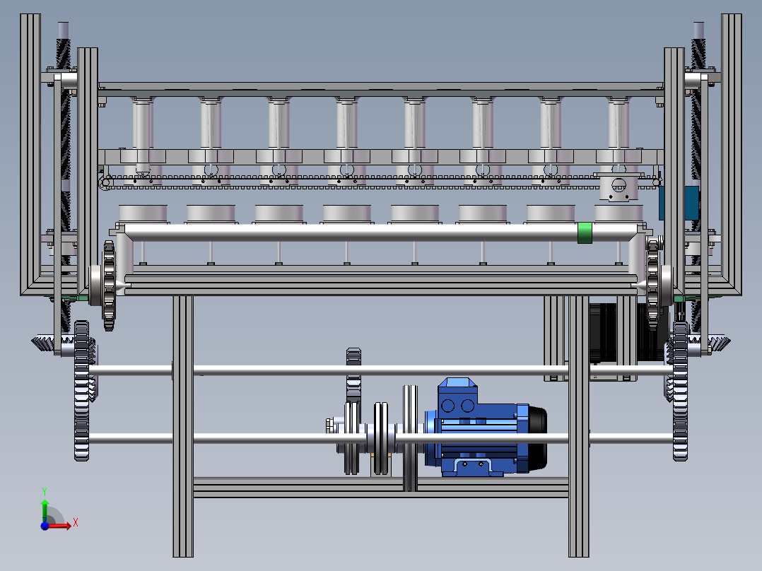 山楂去核切片机  sw20前视图