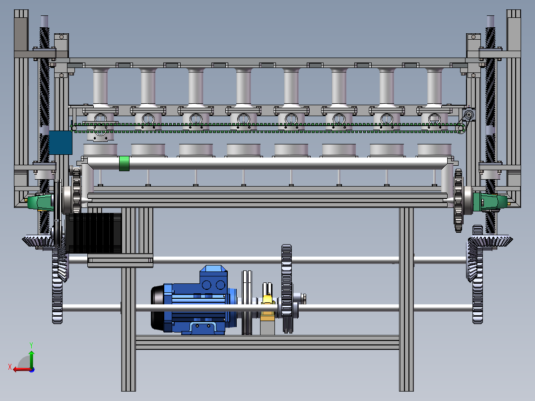 山楂去核切片机  sw20后视图