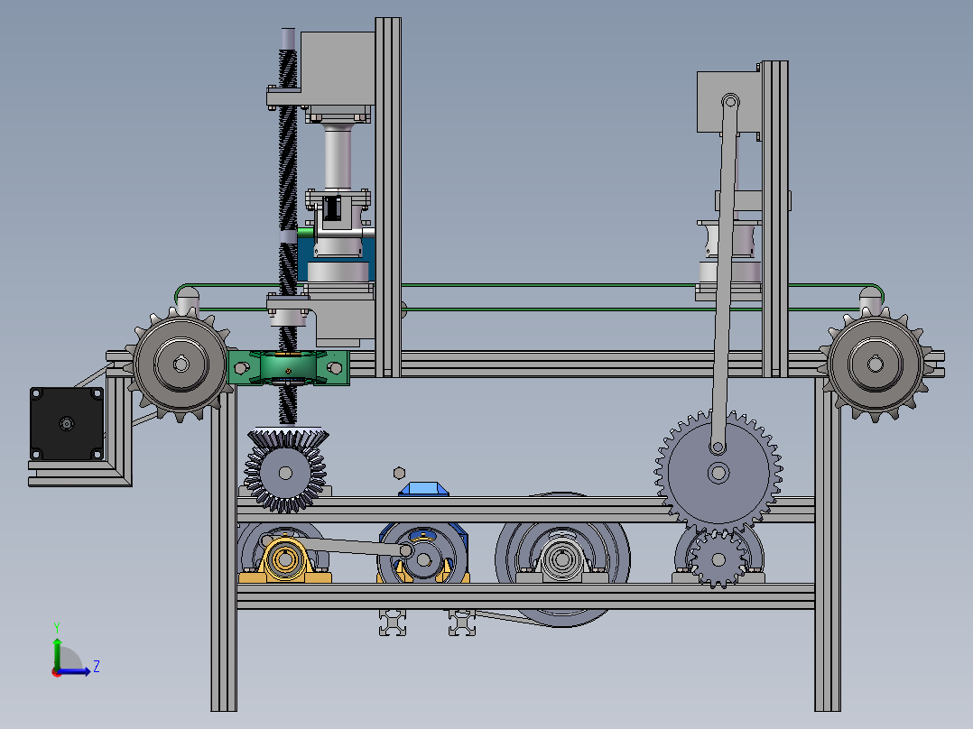 山楂去核切片机  sw20左视图