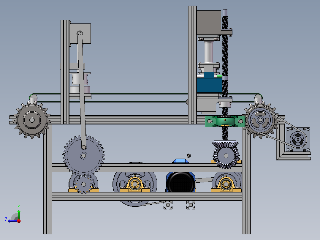 山楂去核切片机  sw20右视图
