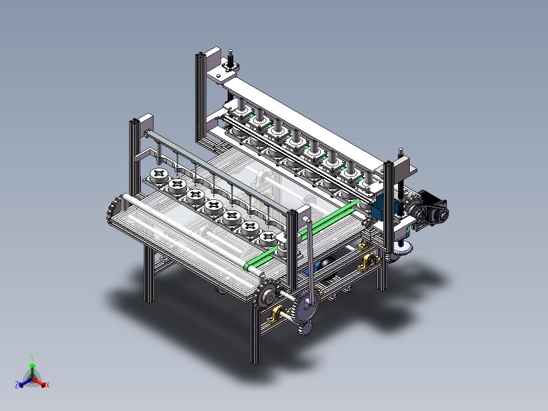 山楂去核切片机  sw20正等轴测图