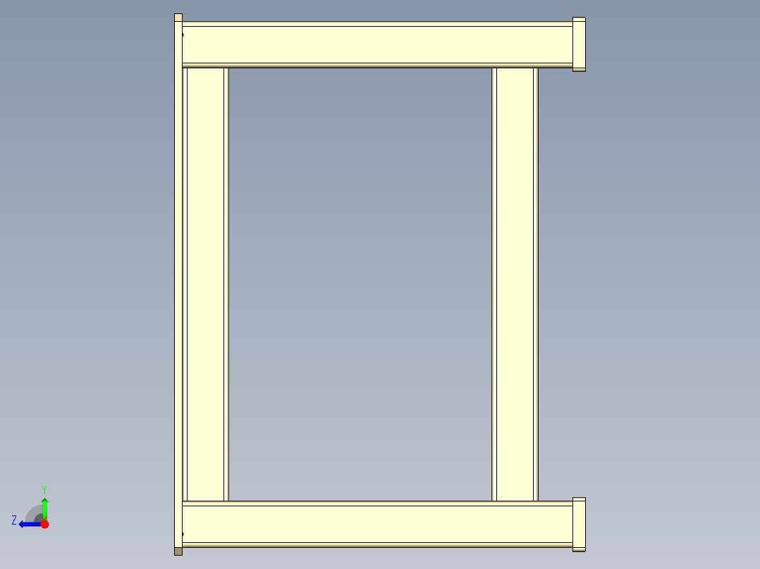 焊件底座右视图