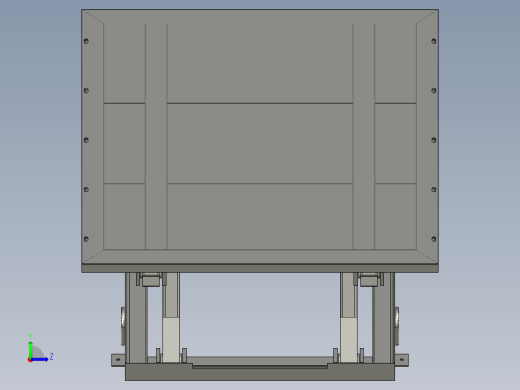 A1升降台总装图左视缩略图