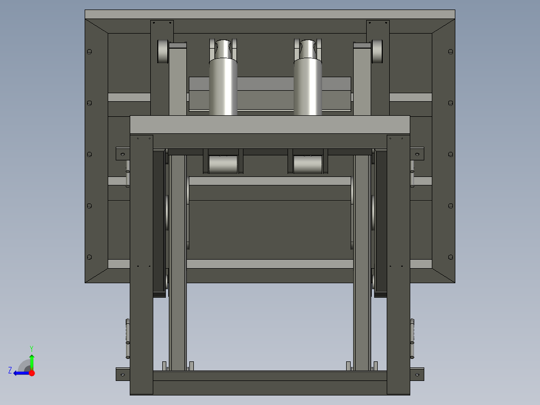 A1升降台总装图右视图