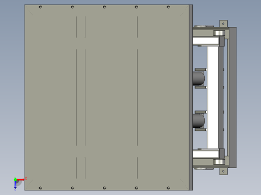 A1升降台总装图俯视缩略图