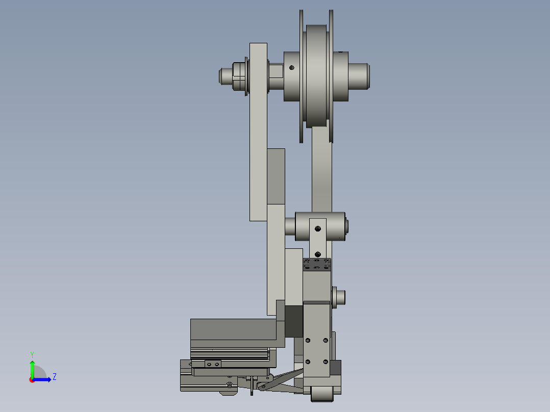 智能切膜機構左视图