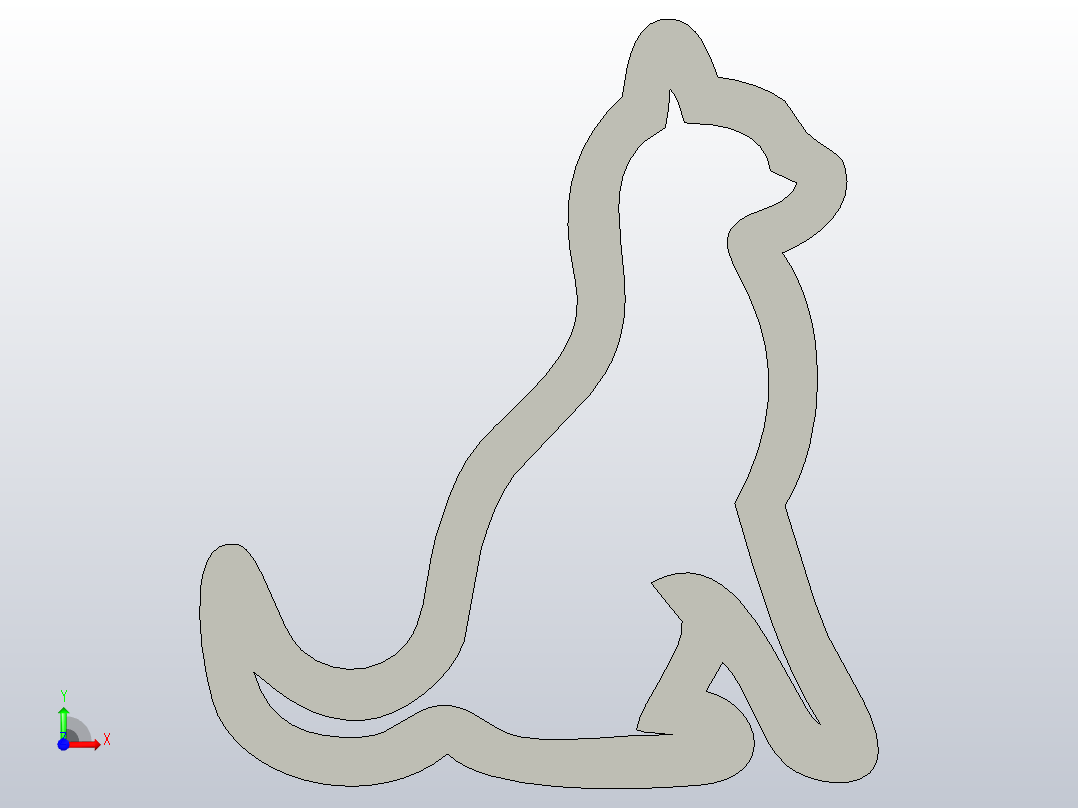 小猫手机支架前视图