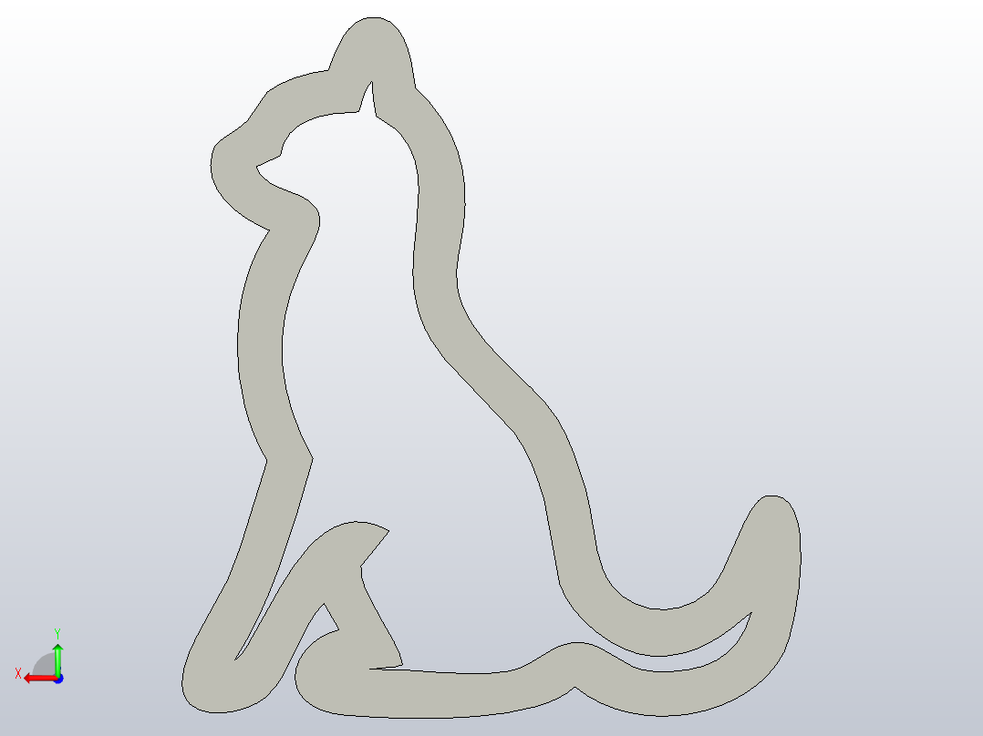 小猫手机支架后视图