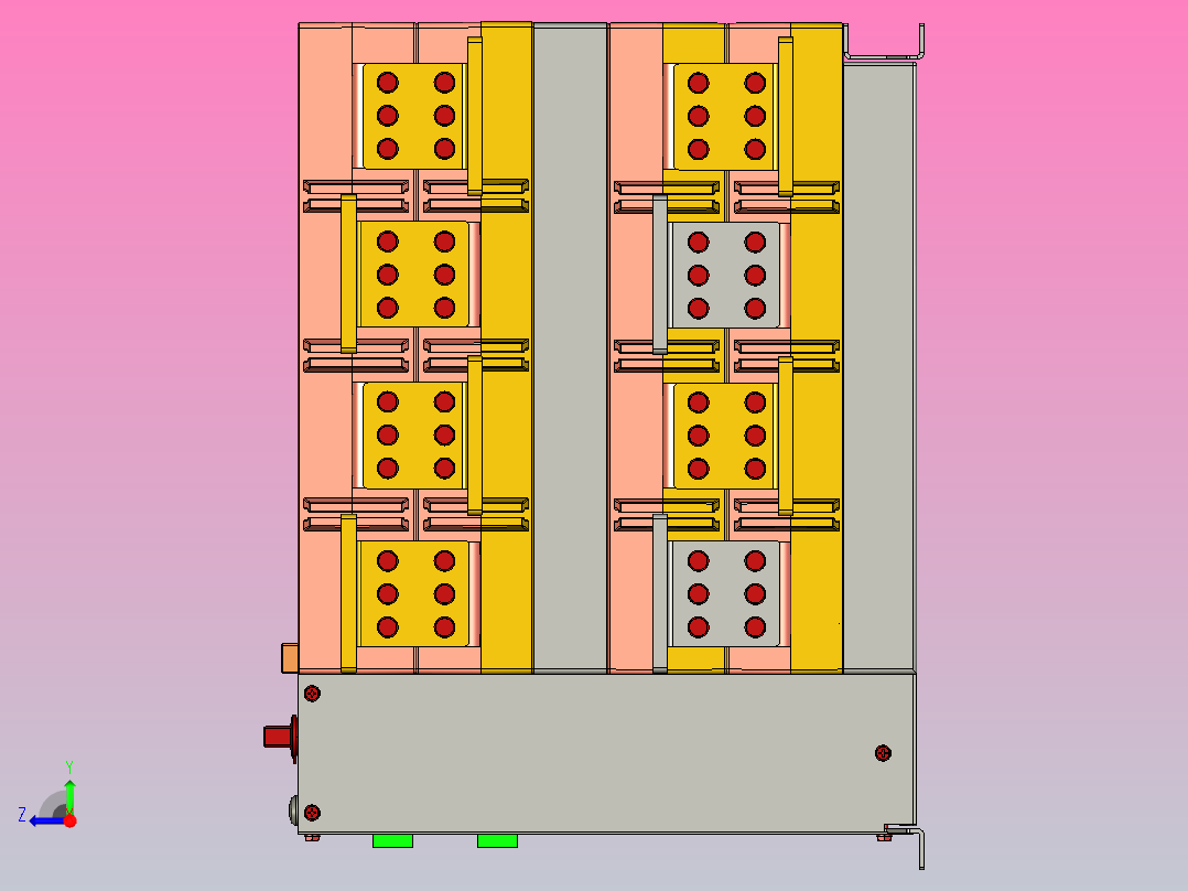 NH40-3150_4SZL 4P自动转换开关三维模型202011右视图