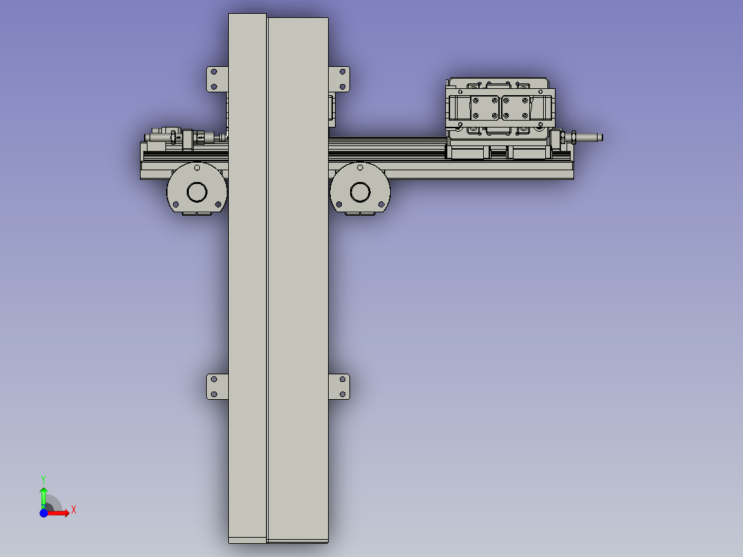 ZK03010不合格品剔除组件前视图