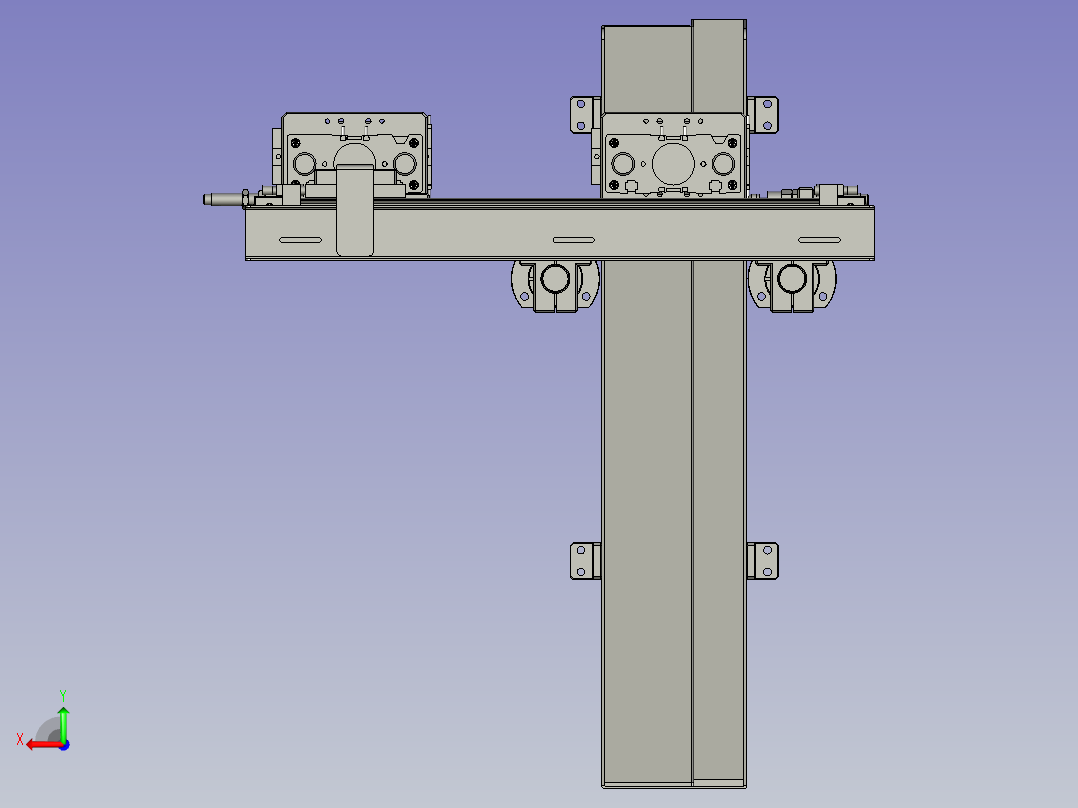 ZK03010不合格品剔除组件后视图