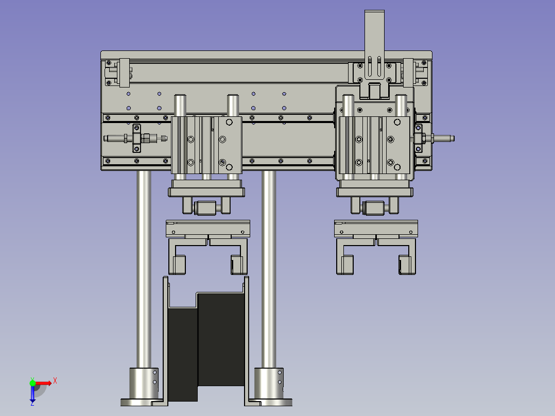 ZK03010不合格品剔除组件俯视图