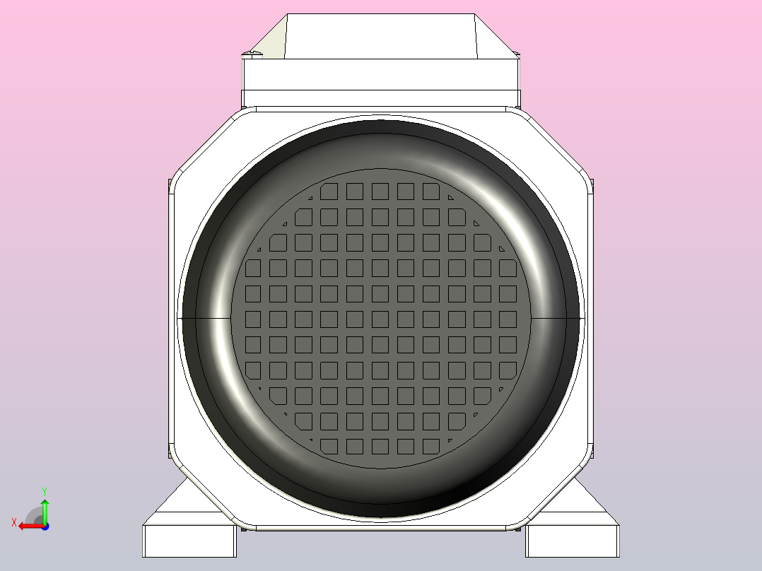 IM B34 H80-112(YE2、YE3)通用电机[YE2-90S-2-B34]后视图