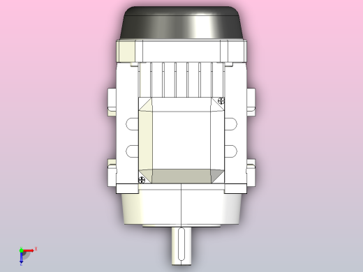 IM B34 H80-112(YE2、YE3)通用电机[YE2-90S-2-B34]俯视缩略图