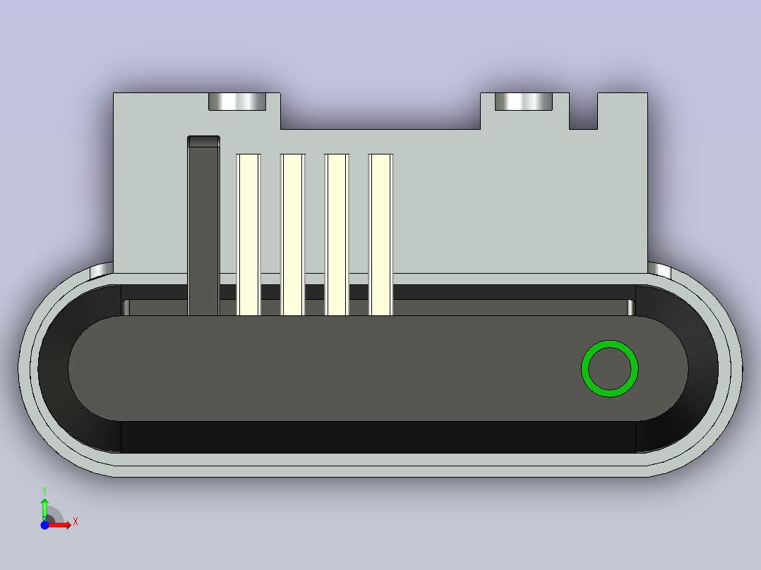 墙壁安装Technicolor支架前视图