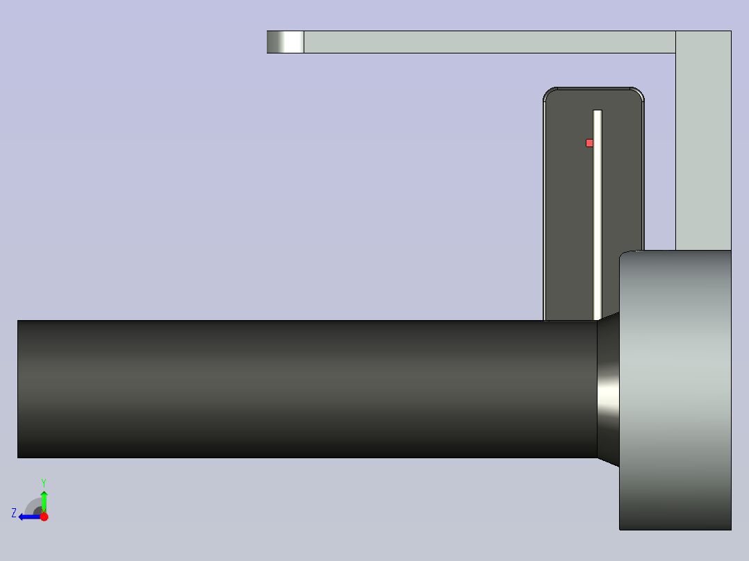 墙壁安装Technicolor支架右视图
