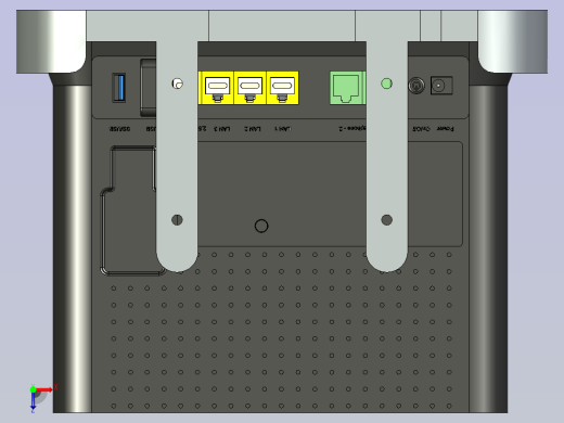 墙壁安装Technicolor支架俯视缩略图