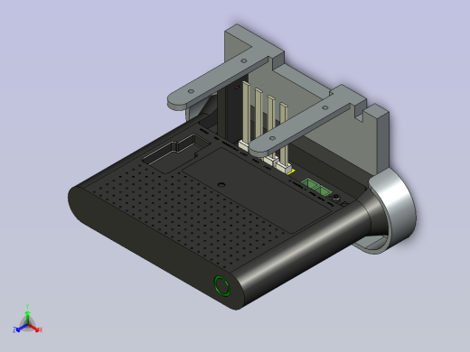 墙壁安装Technicolor支架正等轴测缩略图