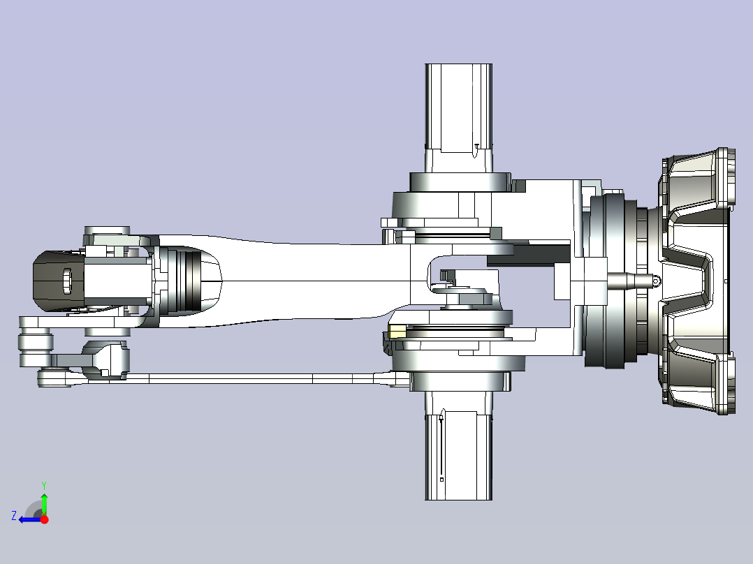 ABB机械手 -IRB-460 3D模型右视图