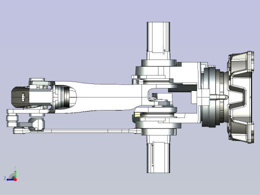 ABB机械手 -IRB-460 3D模型右视缩略图