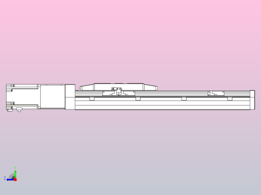 滚珠丝杠直线轴内置导轨TPA-GCR-170-2510C-L300-M-M75-N3右视缩略图