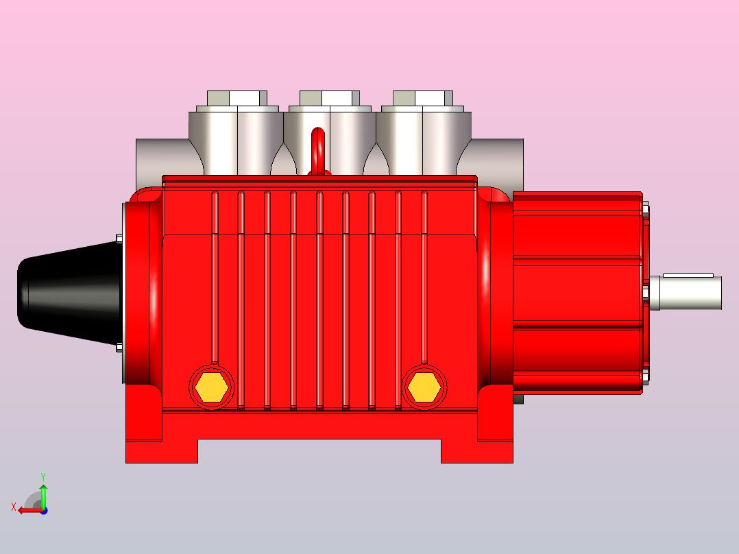 GP7255GB泵后视图