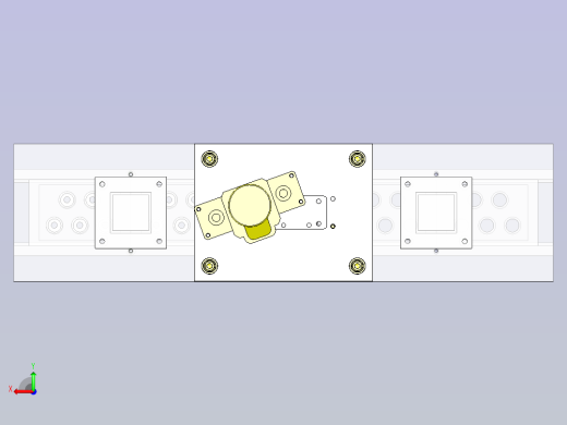 一款间距升降机3D模型后视缩略图