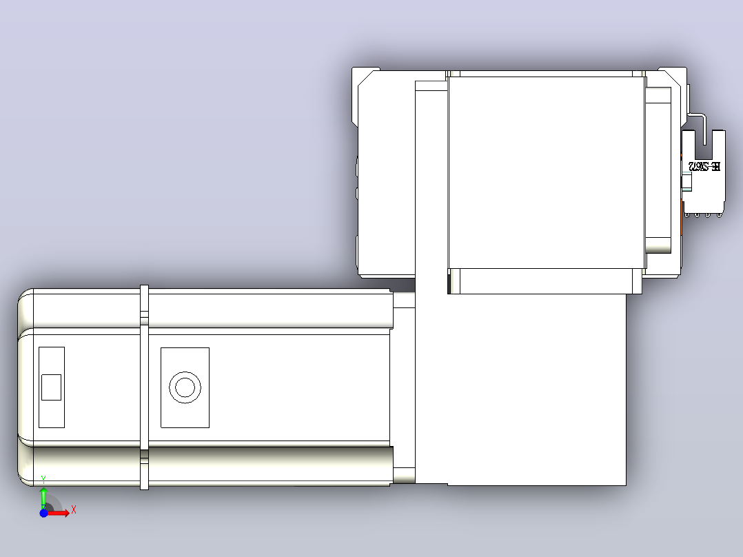 ATB10-RD-300-200W伺服电机 ATB10 皮带驱动直线滑台模组前视图