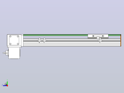 ATB10-RD-300-200W伺服电机 ATB10 皮带驱动直线滑台模组右视缩略图