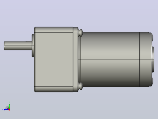 Z3D25W配3GNK型齿轮箱整机-65机壳内置右视缩略图