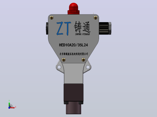 HED1OA 柱塞式压力继电器前视缩略图