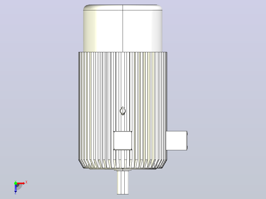 YEJ2、YDEJ2系列电磁制动三相异步电动机[YEJ2-200L-6]俯视图