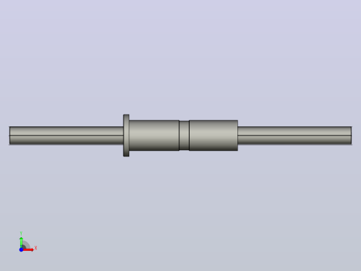 DKFZD6340-4滚珠丝杆3D模型前视缩略图
