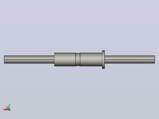 DKFZD6340-4滚珠丝杆3D模型后视缩略图
