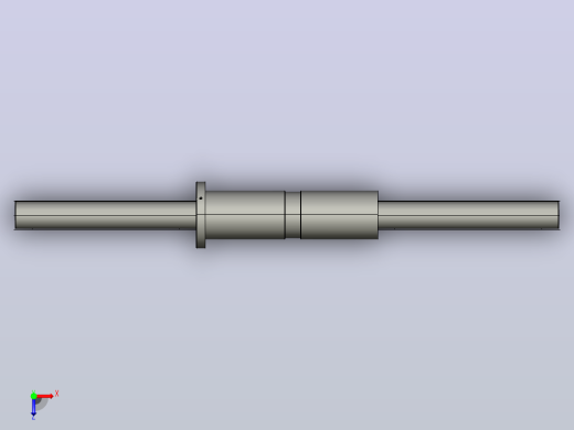 DKFZD6340-4滚珠丝杆3D模型俯视缩略图