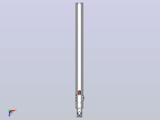 日规模组半封闭丝杆TPA-HNR-85S-1610C-L1000-M-Y-P20-N3俯视缩略图