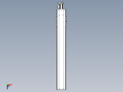 日规模组半封闭丝杆TPA-HNR-220D-3210C-L1400-M-C-P1K-N3俯视缩略图