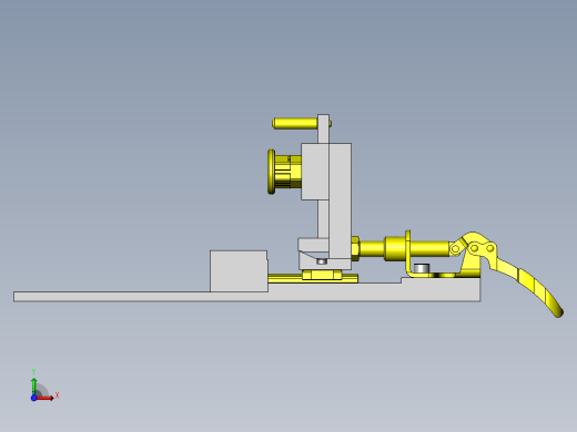 钣金弯曲夹具前视缩略图