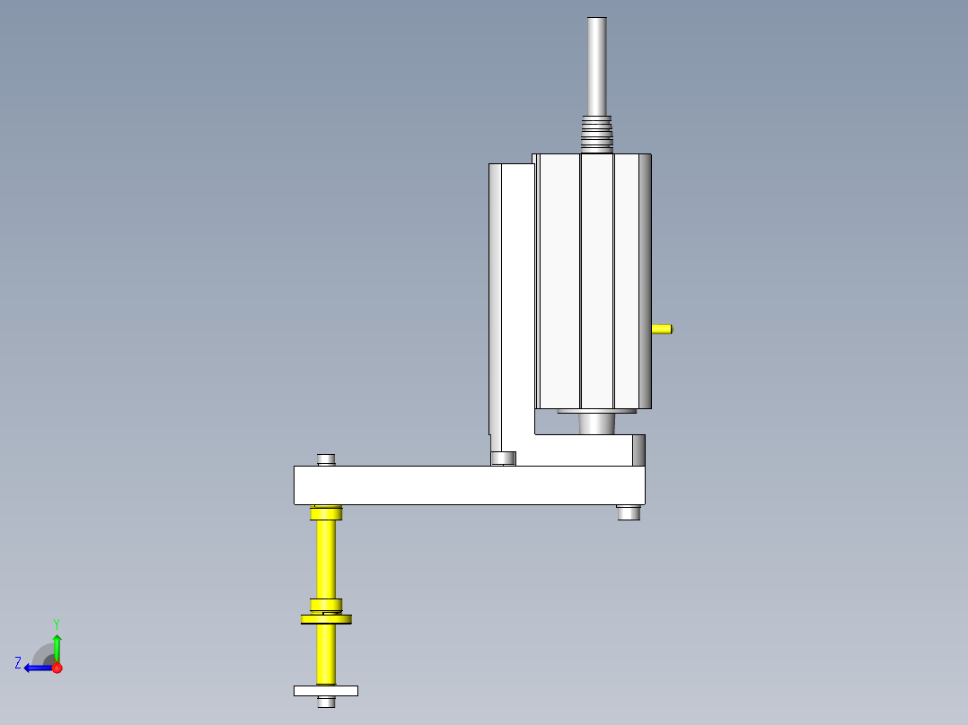 工件的高度测定右视图